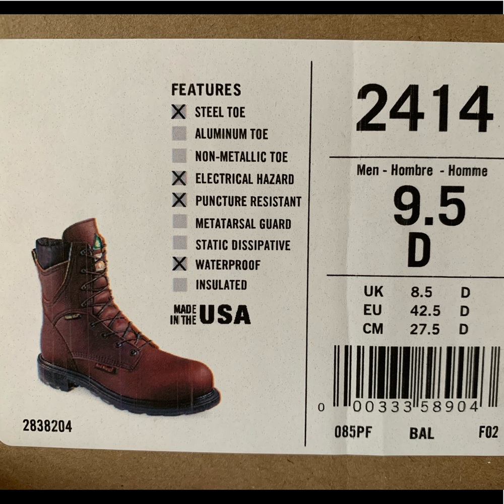 Red Wing 2414 boots